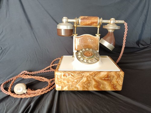 Telefono vintage telcer disco - vintage,