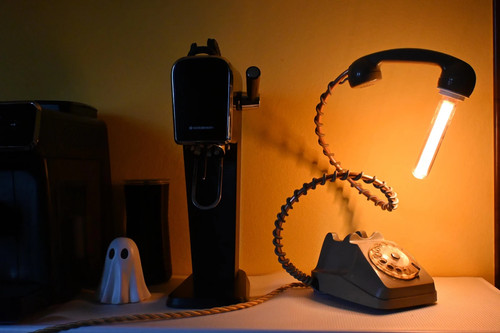 Lampada telefono disco - a,