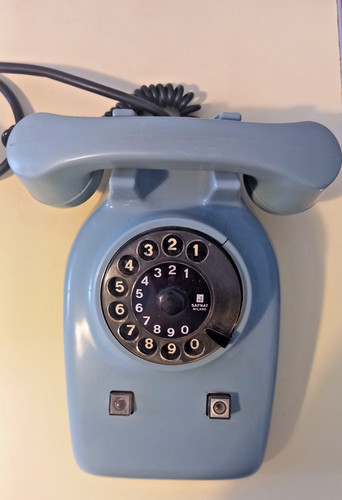 Telefono disco centralino - telefono, a