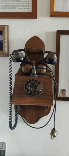 Telefono vintage parete - telefono,