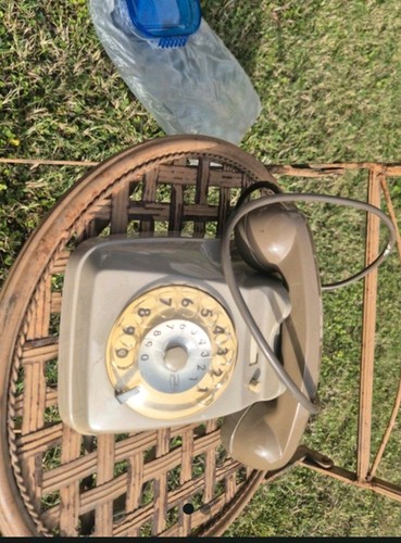 Telefono fisso vintage disco - telefono,