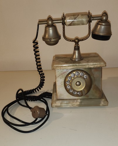 Telefono vintage marmo - in,