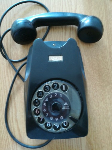 Telefono parete vintage - parete,