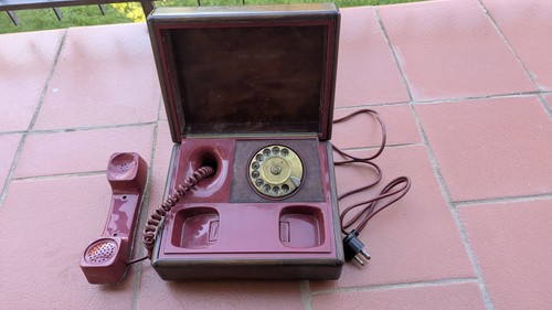 Telefono vintage velca - telefono, legno