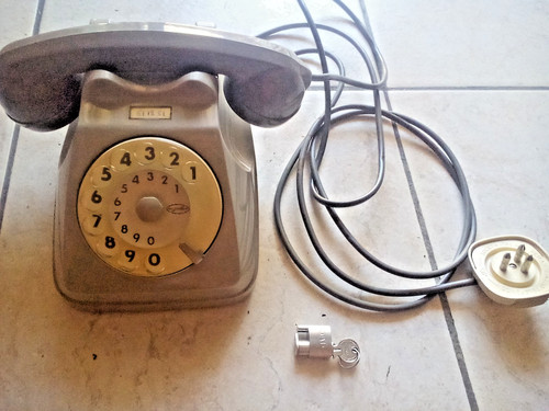 Telefono fisso rotella - a,