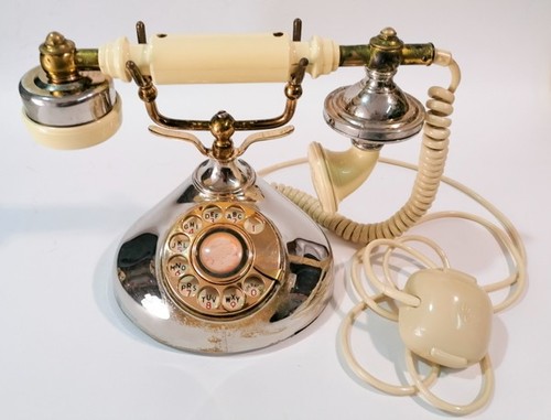 Telefono fisso disco con - telefono,