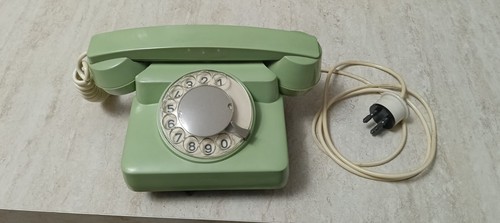 Telefono disco vintage - a,