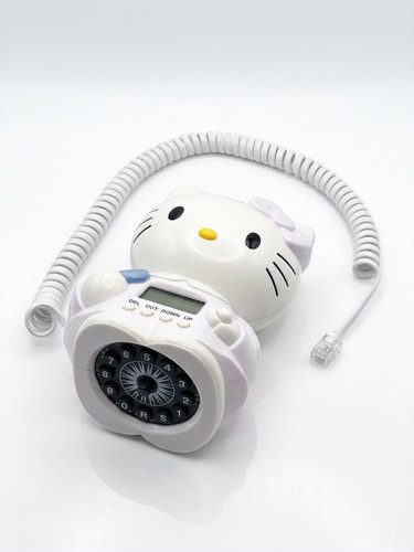 Telefono fisso vintage hello - vintage,