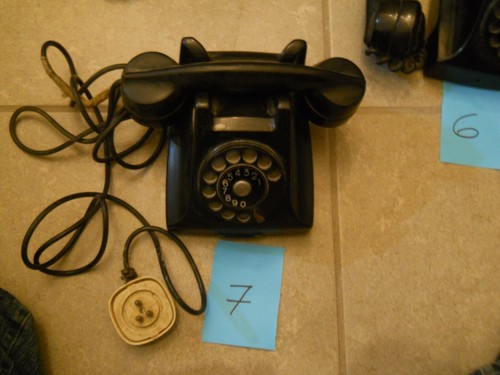 Telefono antico bachelite - in,