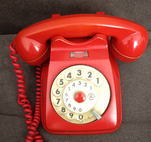 Vintage telefono fisso - vintage, a