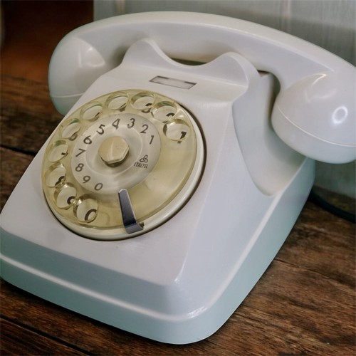 Telefono fisso vintage - telefono, disco