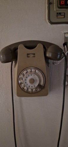 Telefono fisso vintage - telefono, a