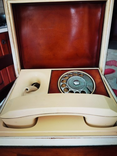 Telefono vintage disco - vintage,