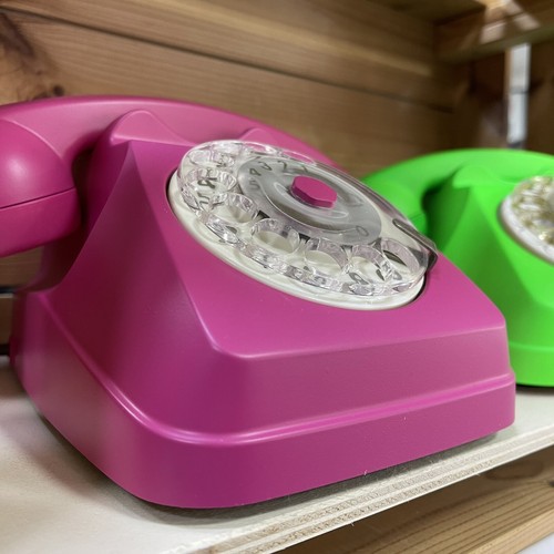 Telefono disco candy - telefono, fucsia