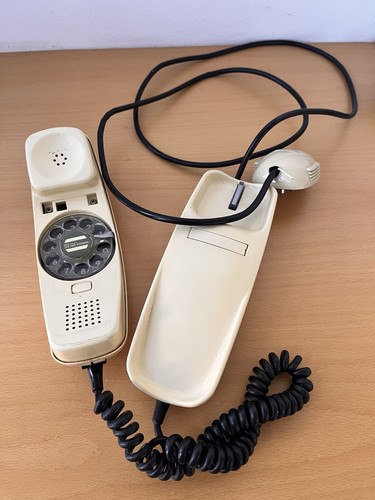 Telefono fisso vintage disco - telefono,
