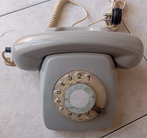 Telefono vintage disco - telefono,