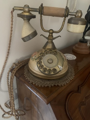 Telefono vintage disco - vintage,