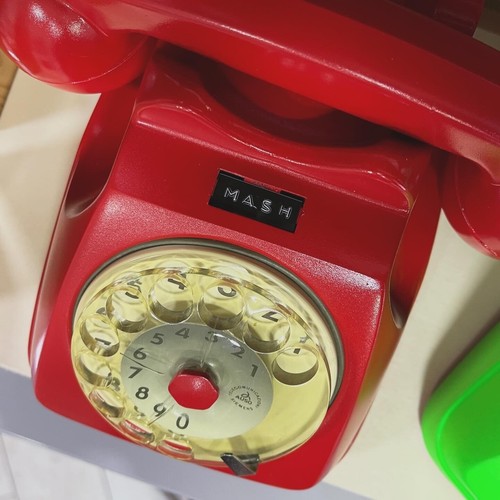 Telefono disco rosso - a,