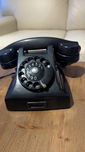 Telefono vintage disco - a,